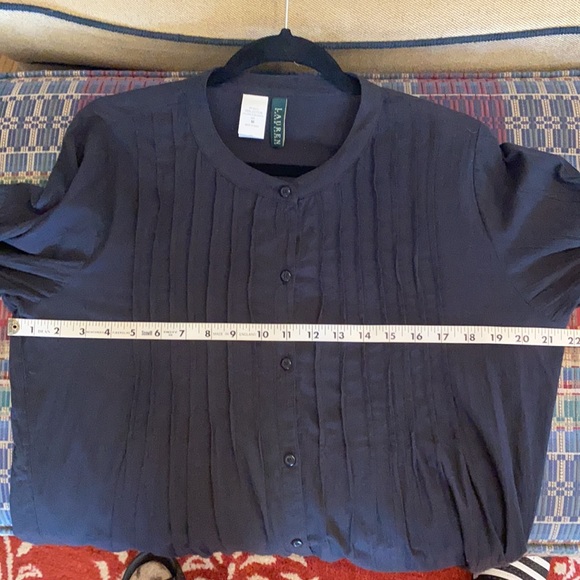 Lauren by Ralph Lauren Button Up Tunic Top - Picture 8 of 8